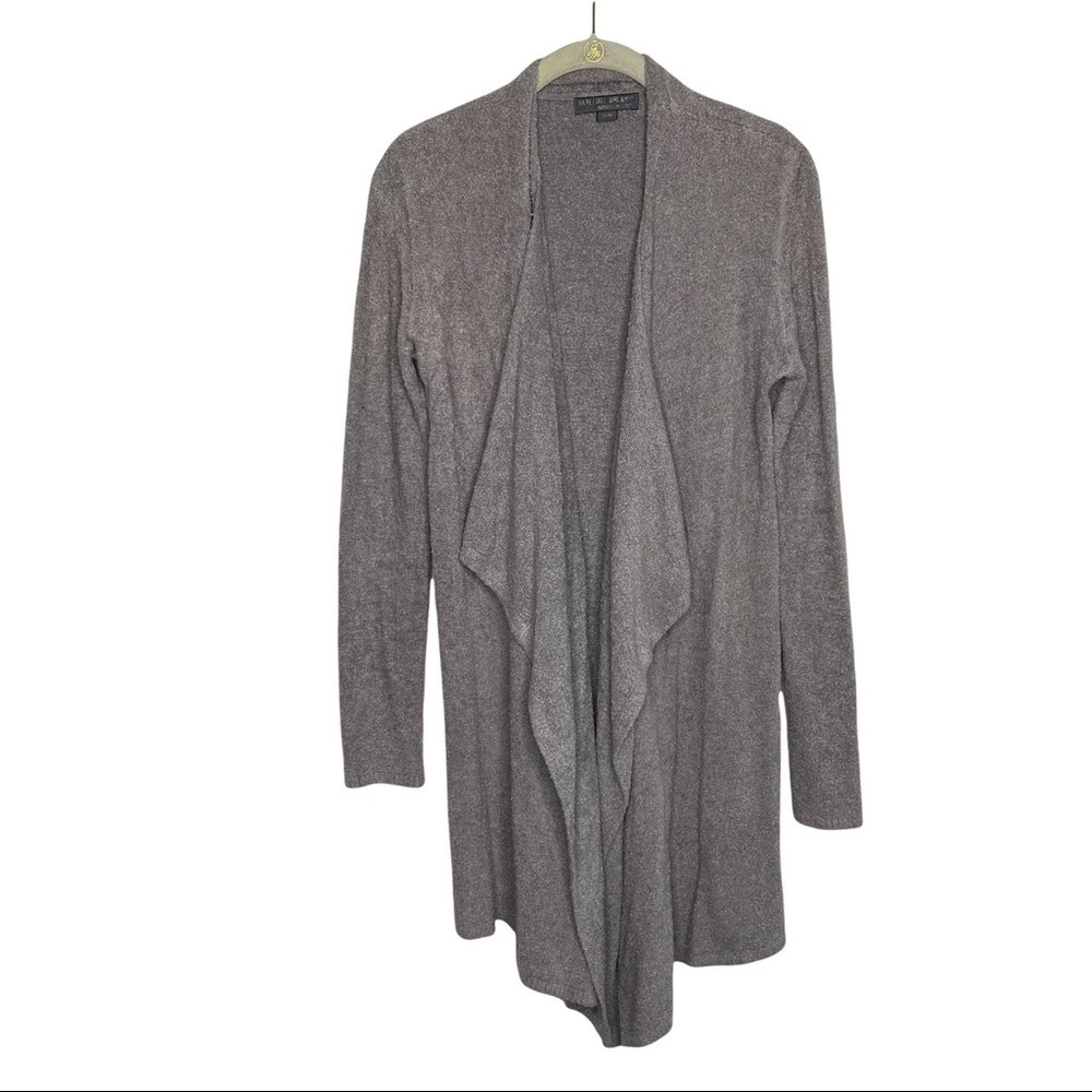 Barefoot Dreams Grey CozyChic Lite Drape Front Calypso Wrap style 436